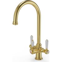 3-in-1 Instant Boiling Water Tap Kitchen Cold Hot Filtered Traditional Brass