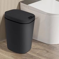 Automatischer 10-Liter-Abfalleimer mit Bewegungsmelder und Deckel, ideal für Schlafzimmer, Wohnzimmer, Badezimmer, Küche oder Büro.