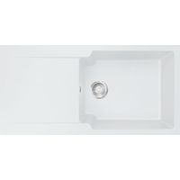 Évier Kite Fradeko 611-100 - blanc - 1000 x 500 x 210 mm - sous-meuble 60 cm - vidage manuel - Franke