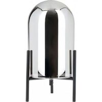Lampe à poser - Design - Industriel - Métal/Verre - Noir - 30cm hauteur - Salon