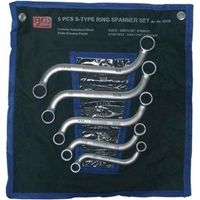 BGS Ensemble de clés polygonales doubles en S métalliques