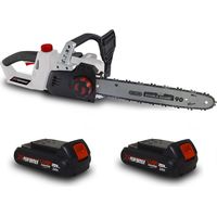 Tronçonneuse 40V (2x20V) X-Performer XPTRO40LI-2B - Double Sécurité - Graissage Auto + 2 Batteries 2 Ah