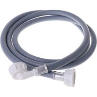 Tuyau d'arrivée d'eau pour lave-linge et lave-vaisselle de 3 m, raccords droits et coudés, diamètre 1/2 pouce