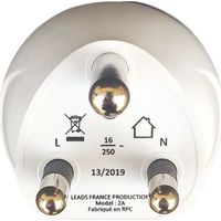 Adapter 2p+t Südafrika 230V 3680W - LTE Design