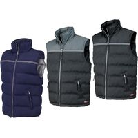 Issa Line Ocean Giubbino Gilet da lavoro blu imbottito in poliestere Oxford spalmato PU Blu XXL