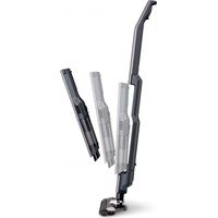 Woozoo, Aspirapolvere 2-in-1 cordless/manuale, forte aspirazione 11000Pa, leggero, filtro HEPA, per tessuti, auto, divano, PC o pavimento - SCD-160P - Grigio metallizzato