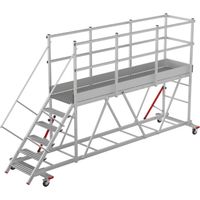 PROVOST - Plateforme d'accès mobile en aluminium pour bennes - 300 x 600 cm