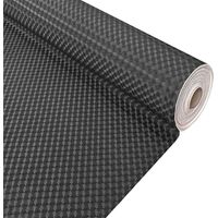 Nappe Pvc Protect Table Moletton Doux Antidérapant AntiTaches Antichoc Noir - 140x600 cm