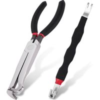 2pcs Electrical Disconnect Pliers, Outil Séparateur de Connecteur Électrique, Extracteur de Déconnexion Automobile pour Conduites de Carburant et Fiches à Languette