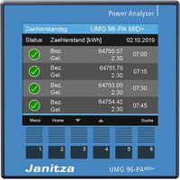 JANITZA UMG96-PA-MID+ ANALYSEUR DE RÉSEAU MODULAIRE EXTENSIBLE AVEC MID ET VITESSE DE COMPTAGE 5232004