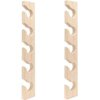 YMYNY Lot de 2 Support pour Casquette de Baseball en Bois Organisateur de Casquettes de Baseball, support de rangement pour casquettes de baseball,Support mural pour placard