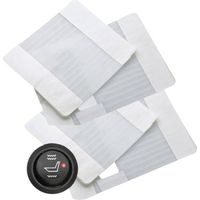 Dometic Group Riscaldamento sedile MagicComfort MSH60 12 V per su sedili, 2 livelli di calore 9600000393 Bianco