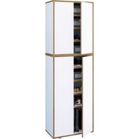 XXL Large Shoe Cabinet Salia B60 in legno 60x183x33 - VCM