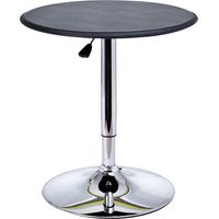 Tavolino da Bar Rotondo Girevole Regolabile in Altezza 67-93cm