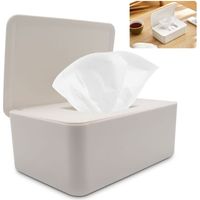 Boite Lingette Bebe, Distributeur Lingettes Bébé Distributeur a Masque Boite Rangement Lingette Boite Lingettes Humides Boite Distributeur Lingette,Blanc