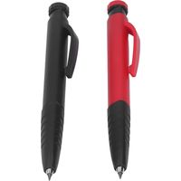 2 Pièces Crayon de Menuisier avec 12 Mines de Rechange pour Marquage sur Bois