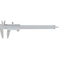Messschieber aus verchromtem Stahl, 150 mm, Genauigkeit 0.02 mm