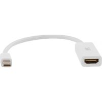 T'nB MIDPHDMI adapter de cable de video Mini DisplayPort HDMI Type A (Standard) White