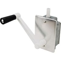 Torno persianas - Placa aluminio. Blanco