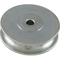 Seilrolle ø 60 mm breites Modell mit Gleitlager (Flaschenzug) für Seil ø 10 mm