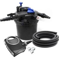 SunSun CPF-5000 SET 8000l 11W UVC NEO2800 Bomba Manguera Set de filtro para estanque