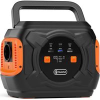 FlashFish 320 W tragbares Kraftwerk, 292 Wh 80000 mAh Solargenerator mit AC/DC/100 W USB-C/kabellosem Ladegerät/SOS-Licht, CPAP-Akku-Backup-Stromversorgung für CPAP Outdoor-Abenteuer-Camping-Notfälle