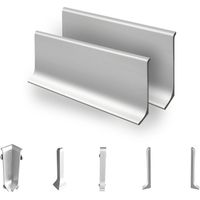 Karat – Plinthe aluminium 190 cm – Hauteur 60 mm – Finition élégante pour murs et sols – Installation simple avec adhésif