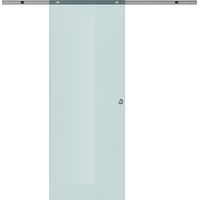 Glasschiebetür Schiebetür Glastür Zimmertür Mattglas 775 x 2050 mm