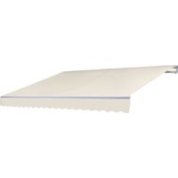 Funda de recambio para toldo T790, toldo de brazos articulados funda de recambio protección solar, 4x3m, Crema acrílica