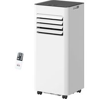 Climatiseur 3 en 1 ventilateur LED filtre lavable minuterie blanc