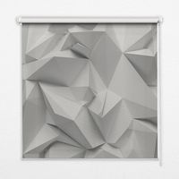 Tenda a Rullo Interna per Finestra - Tenda Filtrante Luce - Tenda Privacy - Tenda Decorativa Rettangolare - Rullo per Interni - (70 cm x 140 cm) - Parete di carta 3D