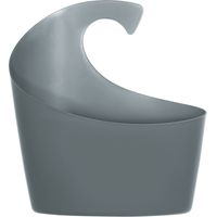 Cesta portaobjetos Spirella "Sydney Wall basket" de polipropileno en color gris 30,5 x 27,5 x 10 cm