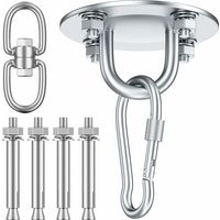 Swivel hook for hammock bed Stainless steel fixing plate