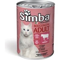 CIBO GATTO MONGE SIMBA 415 G BOCCONCINI VITELLO Q.TA 24