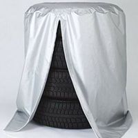 Housse de roue de secours Enjoliveurs de roue pour camping-car remorque Housse de pneu Roues automobiles Housse de pneu de secours Housses de bâche de pneu Soie Polyester Engrenage avant de vo