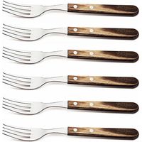 Tramontina Polywood Set of 6 Gaucho Forks