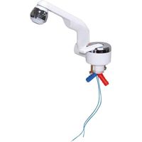 Barwig 20000-230 Rubinetto con miscelatore monocomando Raccordo tubo flessibile 10 mm Bianco, Cromo