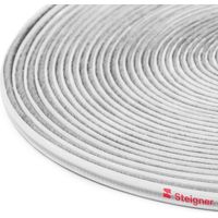 STEIGNER Bürstendichtung Schiebetür Kleiderschrank 4,8x4mm 30m Selbstklebende Türdichtung für Garderobe, Schlafzimmer, Flur, Ankleidezimmer Farbe: Grau