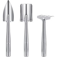 3 Pièces Kit Jardinage, Outils de Jardin en Acier Inoxydable, Mini Outils de Jardinage pour Adulte Enfant