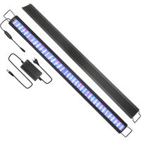 45W LED Aquarium mit timer Schalentiere RGB Dekoration Wasserdicht,107-130cm