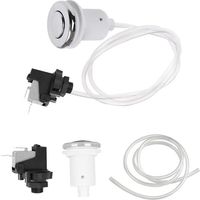 Interrupteur À Bouton Pneumatique - 250 V - Pour Baignoire À Remous Piscine Spa - Acier Inoxydable - 1 Pièce