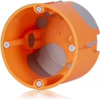 F-tronic Unterputz-Einbaudose, 25 Stück, 68 mm Anschluss, orange, VDE E3700 7360027