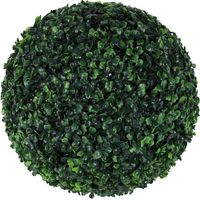 1 Boule Topiaire, Feuillage Dense, Plastique Nylon, Décoration Jardin Intérieur