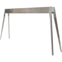 Lisa Miami 1500 barbecue au charbon de bois en acier inoxydable pour les rôtis - Bianco