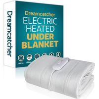 Dreamcatcher Double Electric Blanket Heated Bed Double Size Underblanket Polyester Detachable Control 3 Heat Settings