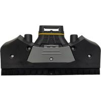 Buse d'aspiration étroite de 170 mm pour Karcher WV2, WV5, WV2 Plus, WV5 Plus Outil de nettoyage sans traces pour vitres et vitres fines (Noir)