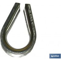 Seilklemmen cofan din 6899 a m-5 Edelstahl 100 Stück