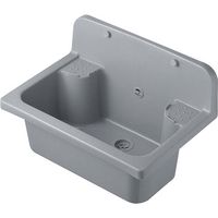 Pilozzo Mural MAXI 55x37 avec bride murale et grille - Couleur : GRIS PIERRE