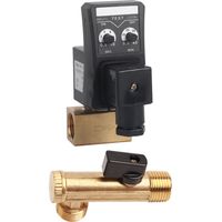 Électrovanne de purge temporisée automatique 110V pour compresseur d'air et sécheur d'air comprimé