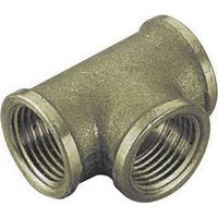 TEE FF EN LAITON JAUNE T Dimensions : 3/4 x 3/8 x 3/4